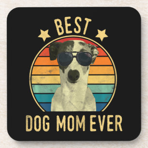 womens best dog mom ever italian greyhound beverage coaster