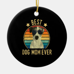 womens best dog mom ever italian greyhound ceramic ornament