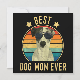 Womens Best Dog Mom Ever Italian Greyhound Mors Invitation