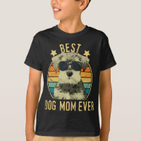 Womens Best Dog Mom Ever Miniature Schnauzer Mothe