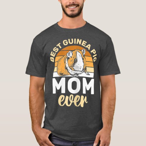 Womens Best Guinea Pig Mom Ever Animal Lover Pig T_Shirt