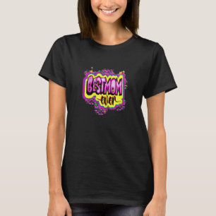 Womens Best Mom Ever Airbrush T-Shirt
