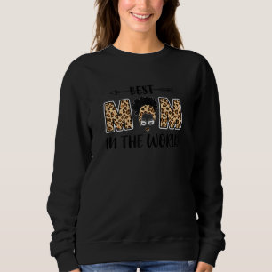 Womens best mom in the world mother sweatshirt