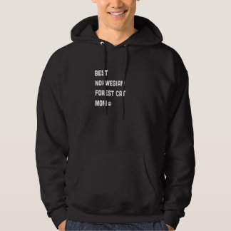 Womens Best Norwegian Forest Cat Mom   Hoodie