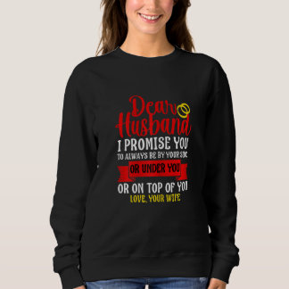 Womens Best Wife Anniversary From Husband To Her P Sweatshirt