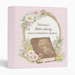 Women's Bible Study   Spring Flowers 3 Ring Binder