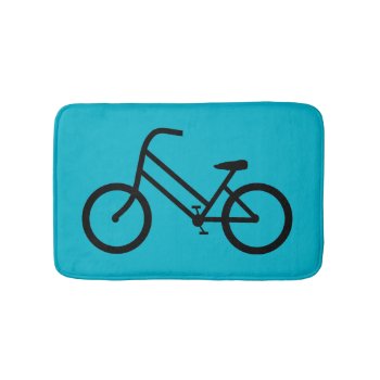 Women's Bicycle Bathroom Mat by LLChemis_Creations at Zazzle