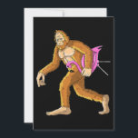 Womens Bigfoot With Flamingo Animal Costume Gift Save The Date<br><div class="desc">Womens Bigfoot With Flamingo Animal Costume Gift</div>