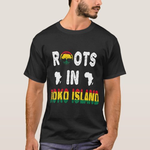 Womens Bioko Island African Diaspora Ancestry DNA  T_Shirt