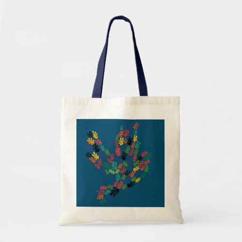 Womens Bird Color Flower For Women and Girls  Tote Bag