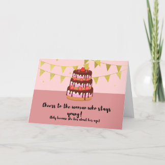 Women's birthday card