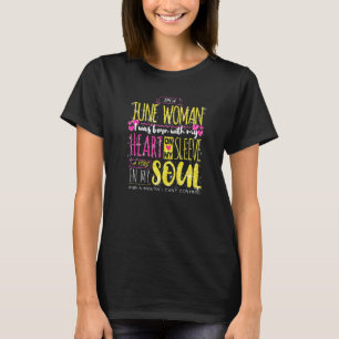 Women's Birthday June Birth Month Gemini Bday Cele T-Shirt