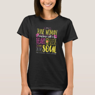 Women's Birthday June Birth Month Gemini Bday Cele T-Shirt