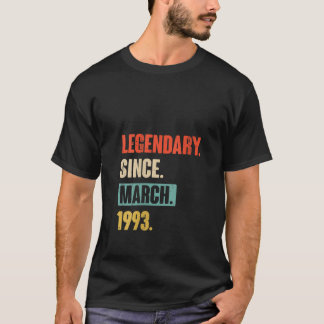 Womens Birthday March 30Th Decoration 30 Years Old T-Shirt