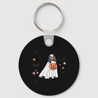 Womens Black And Tan Cocker Spaniel Boo Dog Keychain