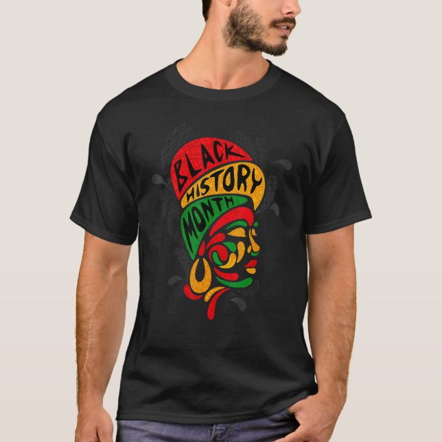 Women's Black History Month Proud African Pride Bl T-Shirt (Front)