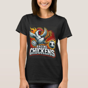 Women's Black Raging Chickens Shirt