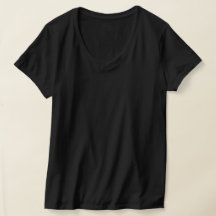women's black V-neck pacific gymnastics shirt