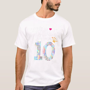 Womens Blessed by God for 10 Years 10th Birthday  T-Shirt