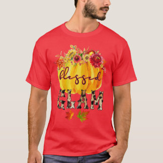 Womens Blessed GlamAutumnGifts for Grandma T-Shirt