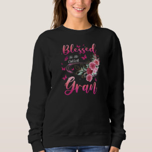 Womens Blessed To Be Called Gran Cute Girls Women  Sweatshirt