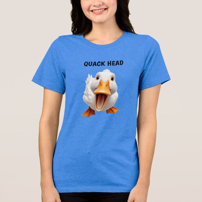 WOMEN'S BLUE DUCK LOVER SHIRT (Front)