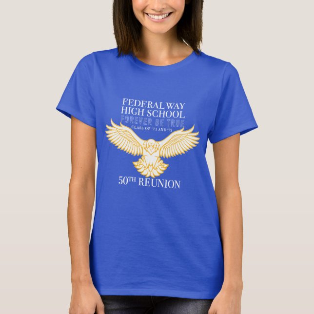 Women's Blue T-shirt (Front)