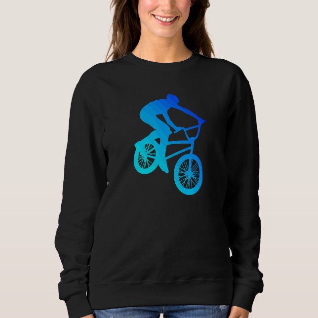 Women's Bmx Bicycle Cycling Bmx Boys Sweatshirt (Front)