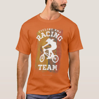 Womens BMX Bike Ecuador Flag Biking Cycling Racing T-Shirt
