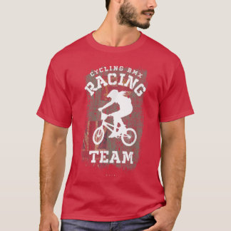 Womens BMX Bike Fiji Flag Biking Cycling Racing BM T-Shirt