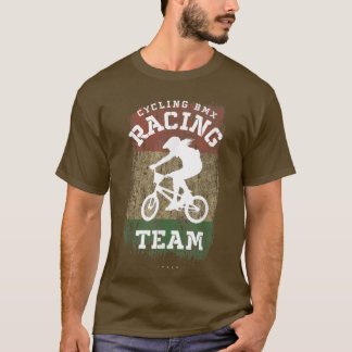 Womens BMX Bike Italy Flag Biking Cycling Racing B T-Shirt