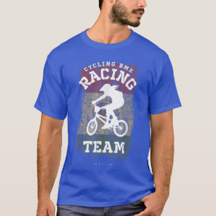 Womens BMX Bike Mexico Flag Biking Cycling Racing  T-Shirt
