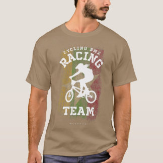 Womens BMX Bike Myanmar Flag Biking Cycling Racing T-Shirt