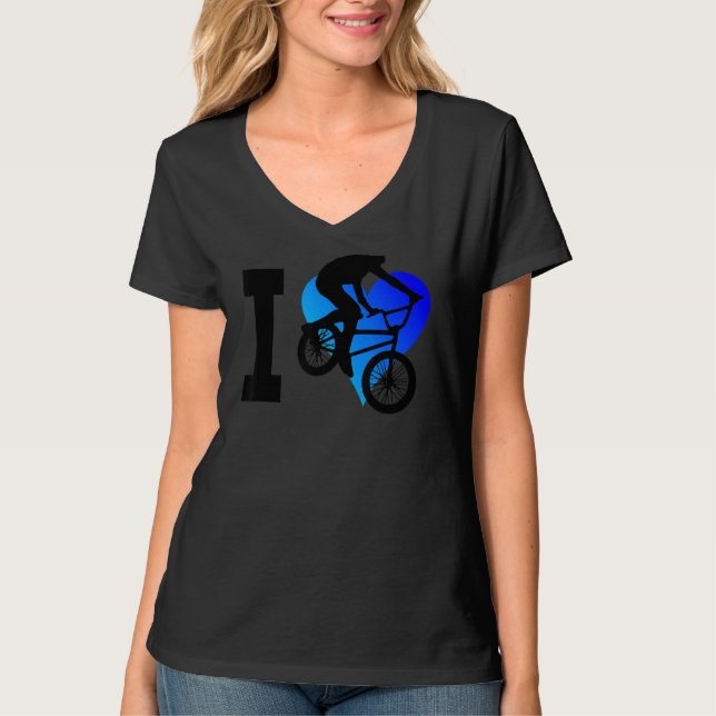 Women's Bmx Boys Bmx Bicycle Bmx Bike Men T-Shirt (Front)