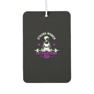 Womens Bodybuilding Gym Workout And Funny Training Air Freshener