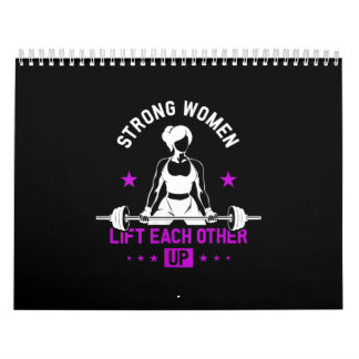 Womens Bodybuilding Gym Workout And Funny Training Calendar