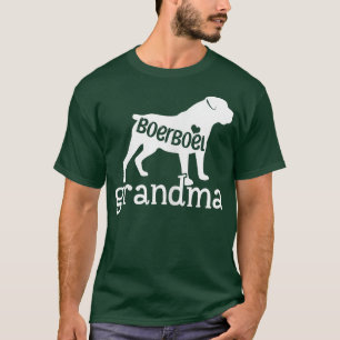 Womens Boerboel Grandma Gifts Cute Boerboel Dog Lo T-Shirt