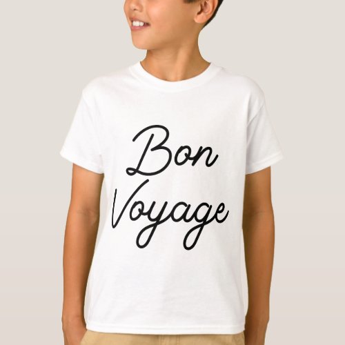 Womens Bon Voyage Good Trip Vacation Travel Best G T_Shirt