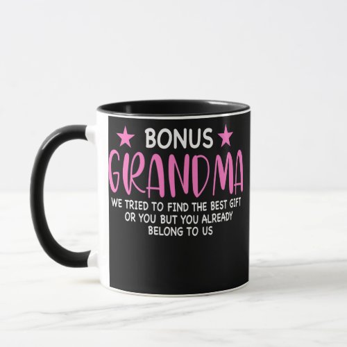 Womens bonus grandma we tried to find bonus mug