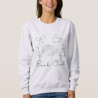 Women's Book Club Sweatshirt, Book Lover Gift Sweatshirt
