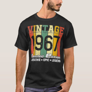 Womens Born In 1967  54th Birthday Gift Awesome Ep T-Shirt