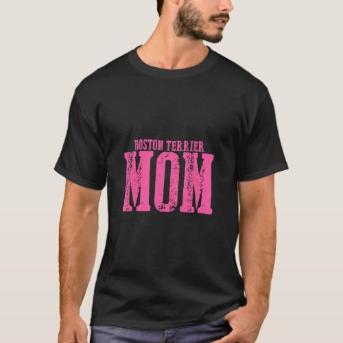 Womens Boston Terrier Mom  1  T_Shirt