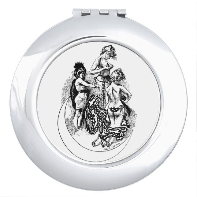 Womens Boudoir compact mirror (Front)