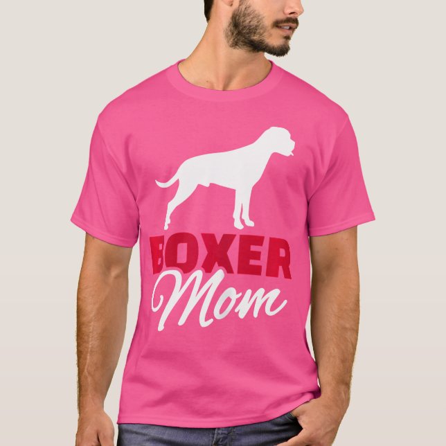 Womens Boxer Mom T-Shirt (Front)