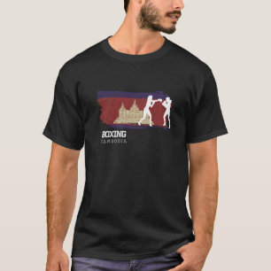 Womens Boxing Cambodia Combat Sports Fighter Boxin T-Shirt