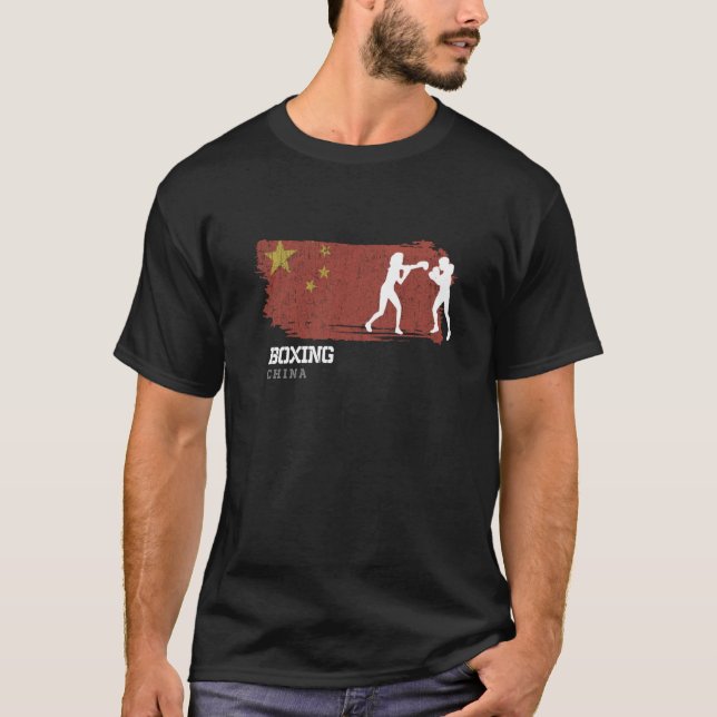 Womens Boxing China Combat Sports Fighter Boxing   T-Shirt (Front)