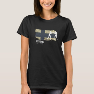 Womens Boxing Finland Combat Sports Fighter Boxing T-Shirt