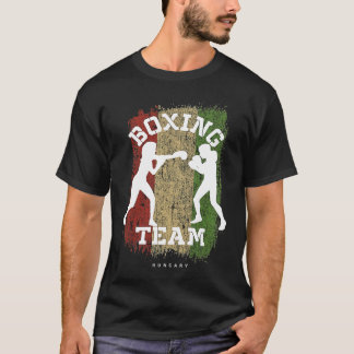 Womens Boxing Hungary Combat Sports Fighter Boxing T-Shirt