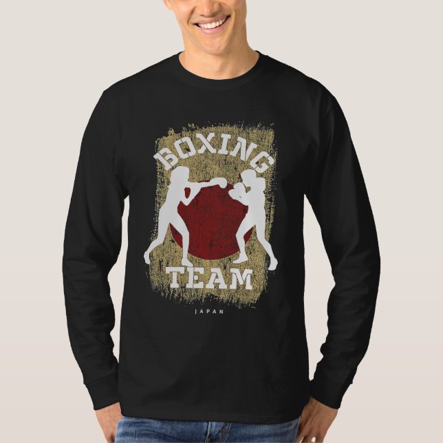 Womens Boxing Japan Combat Sports Fighter Boxing T-Shirt (Front)