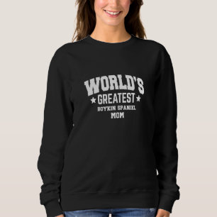 Womens Boykin Spaniel For Mom  Dog Breed White Sweatshirt